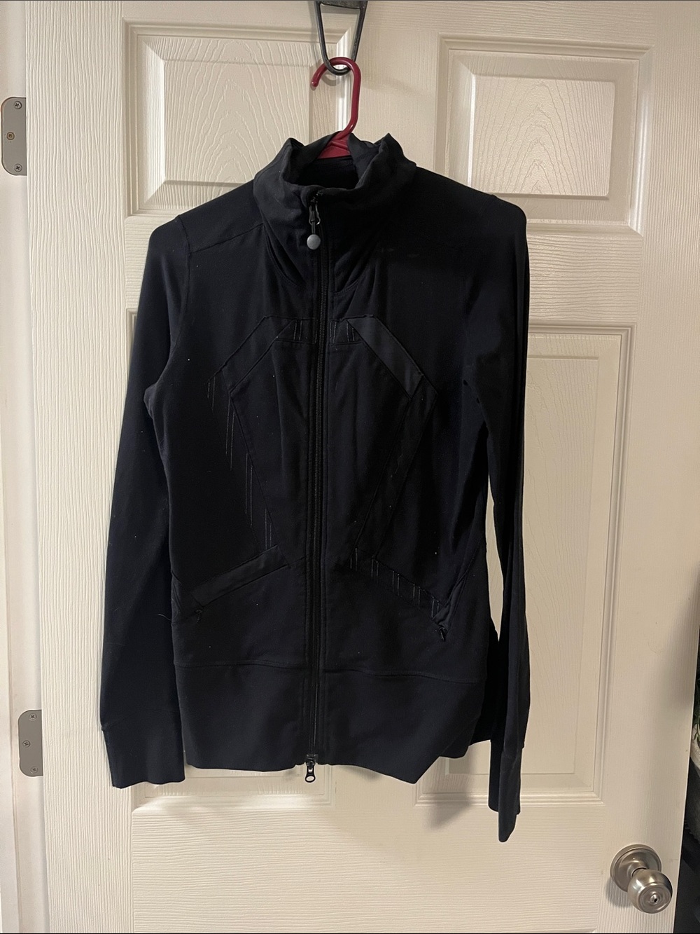 lululemon athletica Black Full-Zip Bomber Jacket